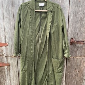 Men’s or women’s linen trench